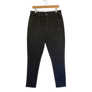 Urban Outfitters BDG Jeans Womens 32W Twig High Rise Skinny Black Goth Rock